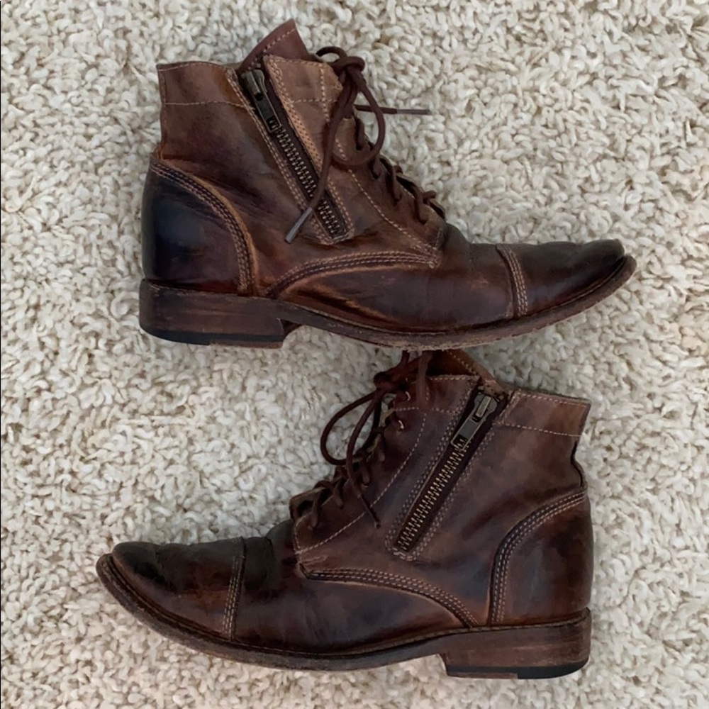 Bed Stu Bonnie Booties - 6, Teak Rustic
